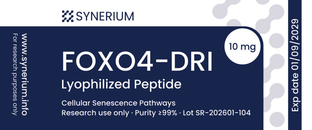 FOXO4-DRI 10 mg label