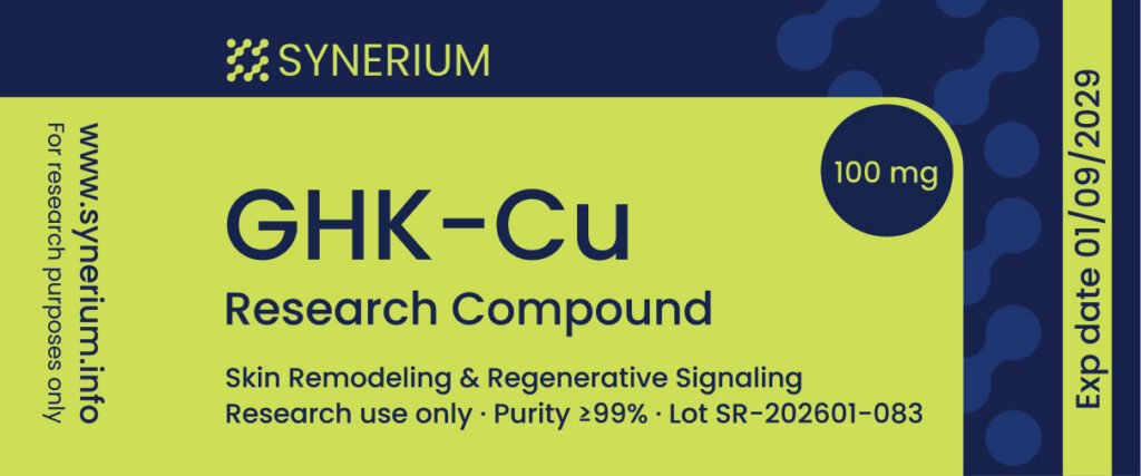 GHK-Cu 100 mg label