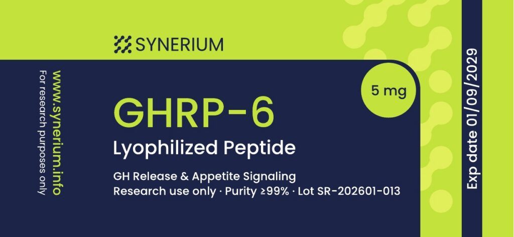 GHRP-6 5 mg label
