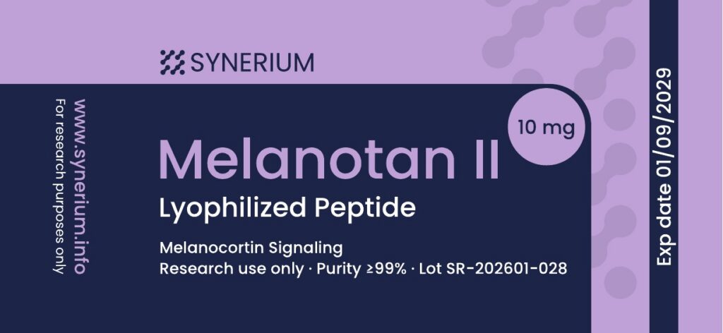 Melanotan II 10 mg label