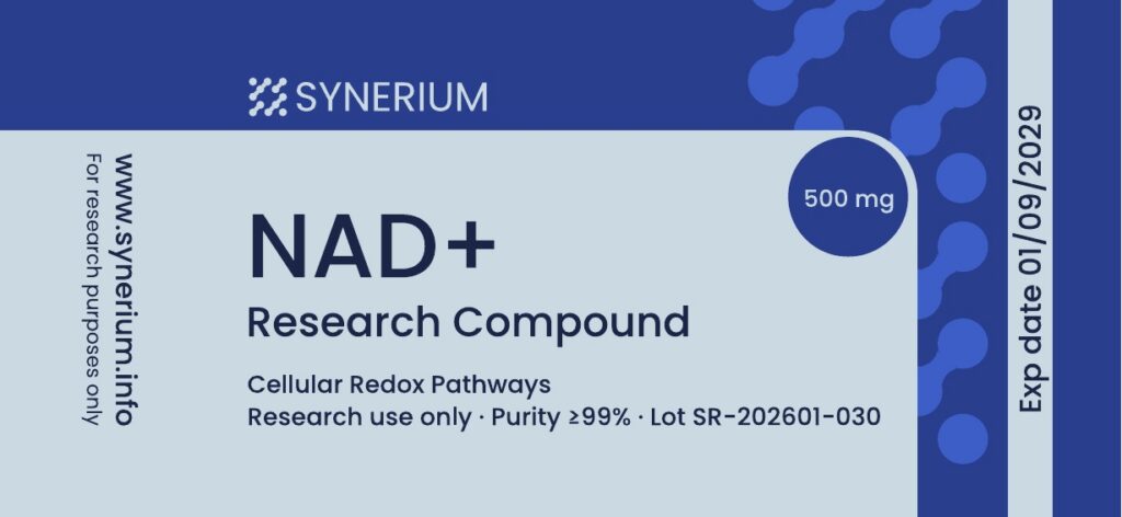 NAD+ 500 mg label