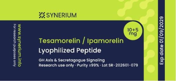 Tesamorelin + Ipamorelin 10mg + 5mg