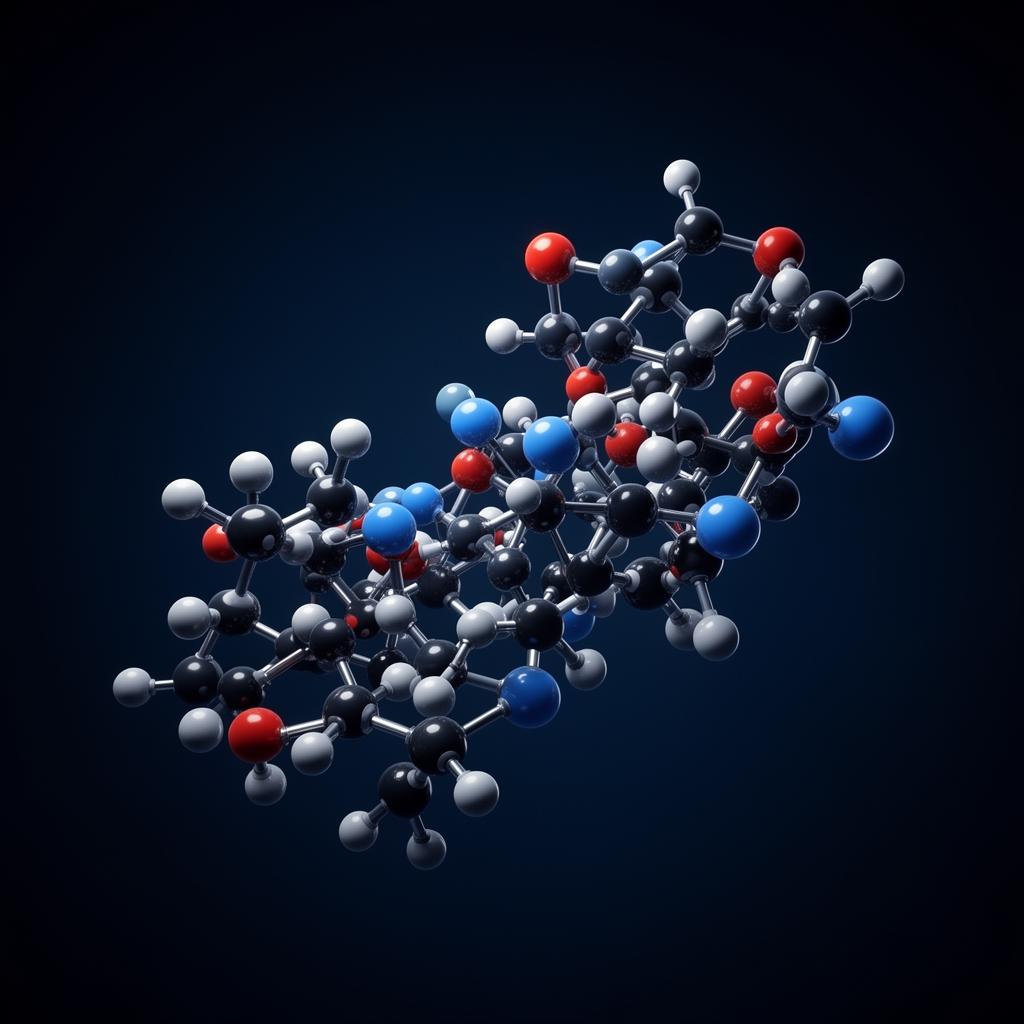 Tesamorelin molecular structure